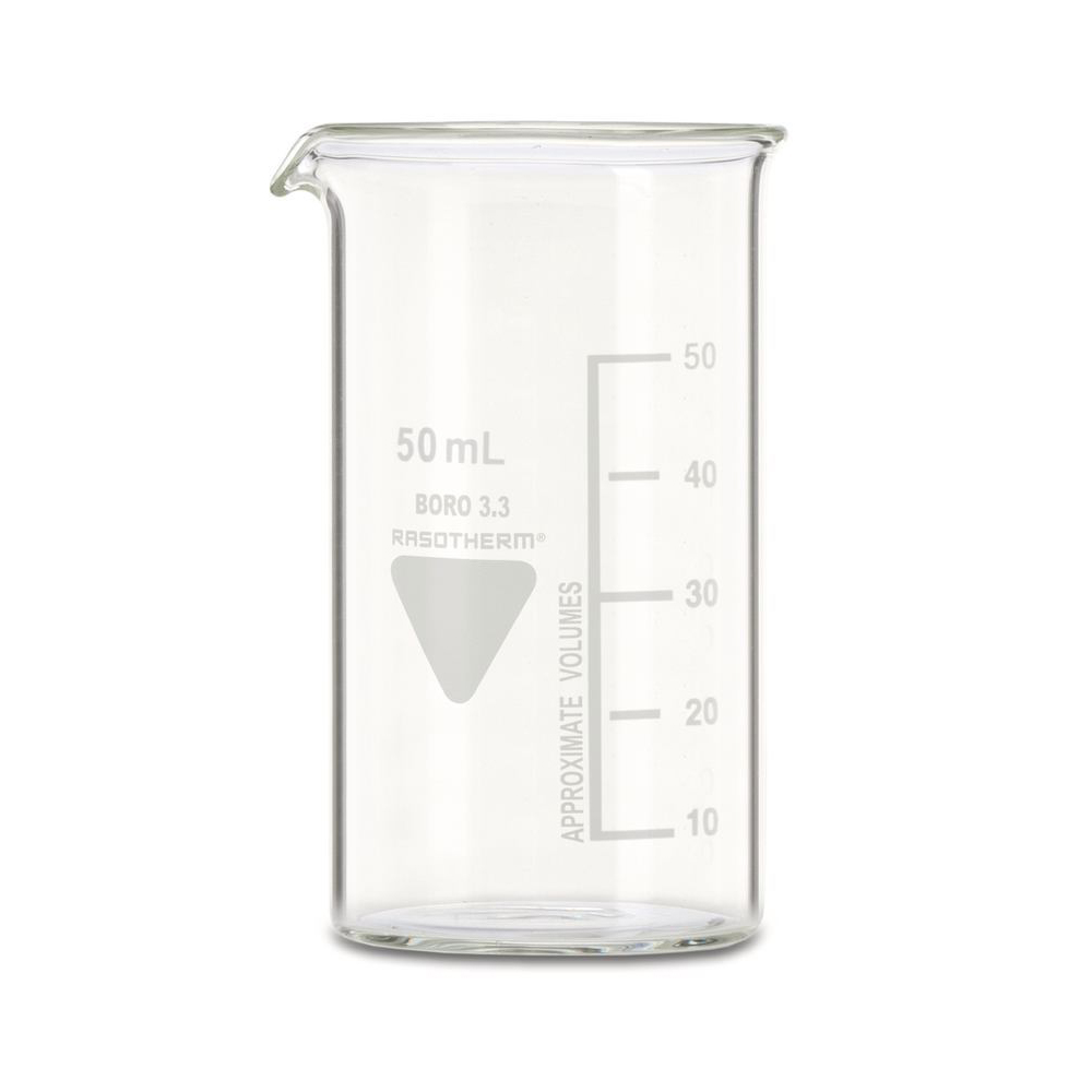 Bekerglas RASOTHERM® hoge vorm, 50 ml