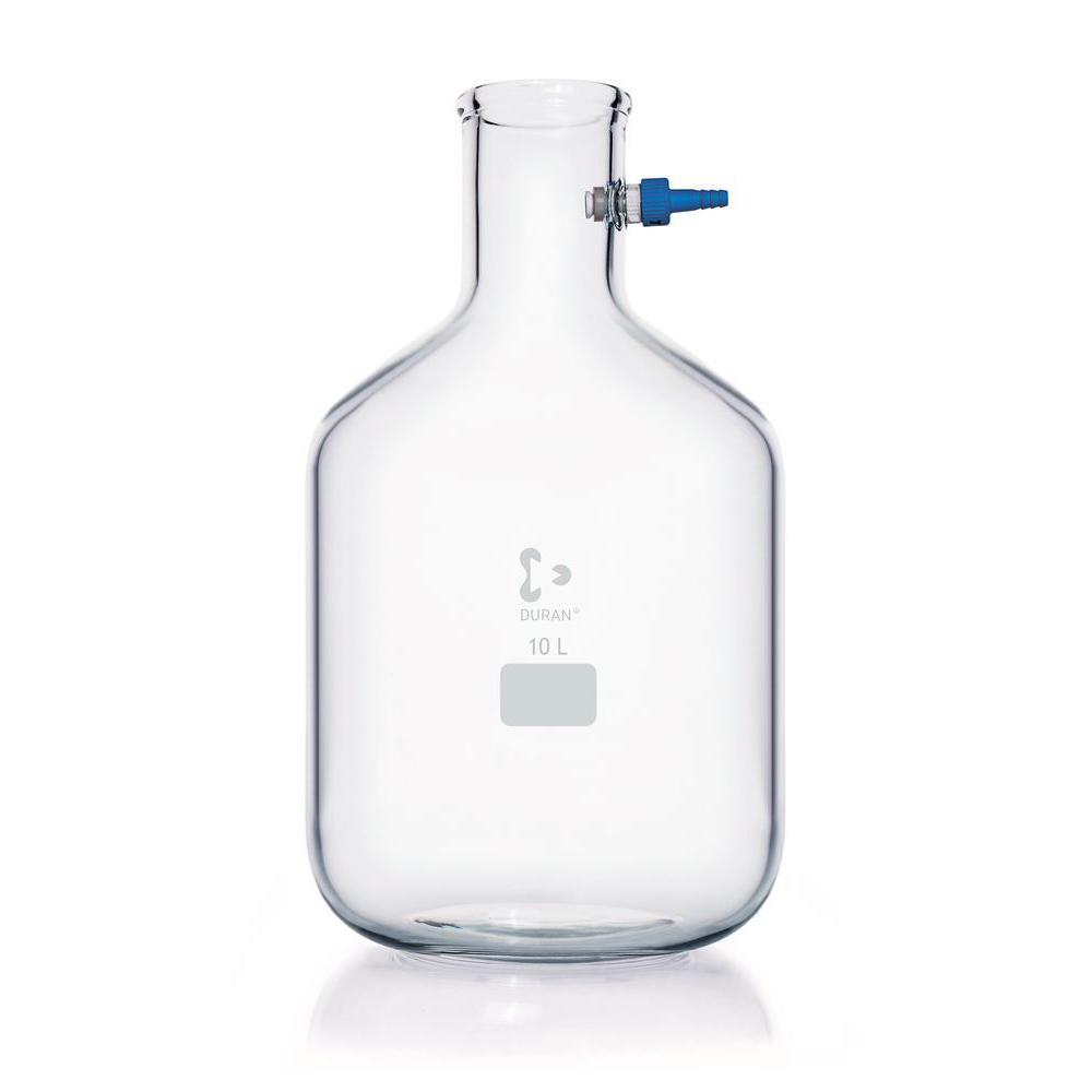 Afzuigfles Erlenmeyervorm, 10000 ml